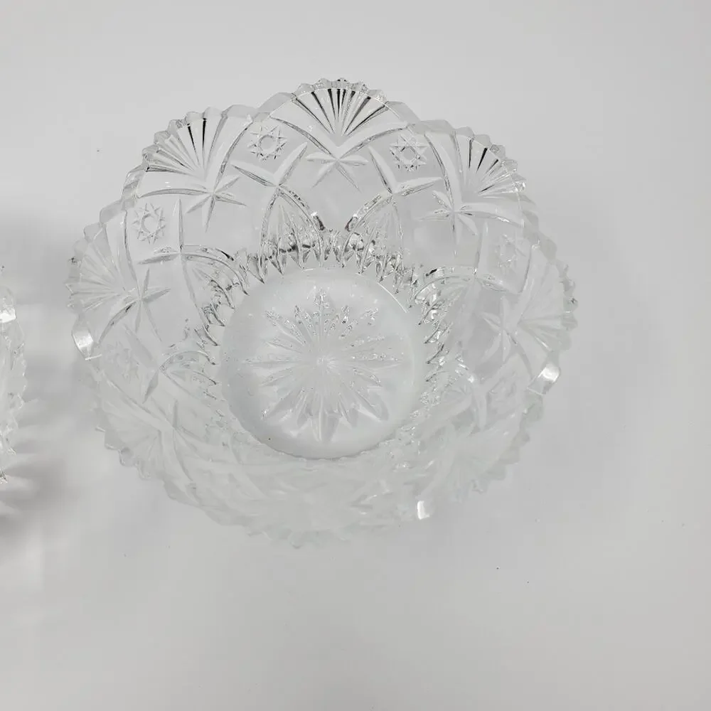 Vintage etched crystal
